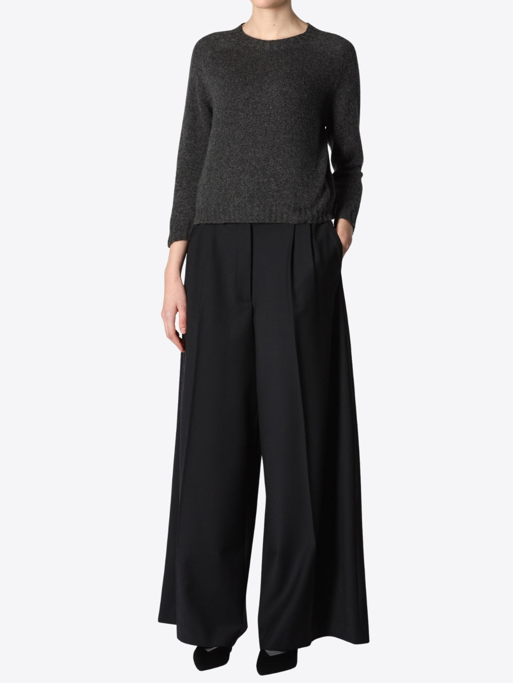 MERINO WOOL AND BABY CAMEL SWEATER