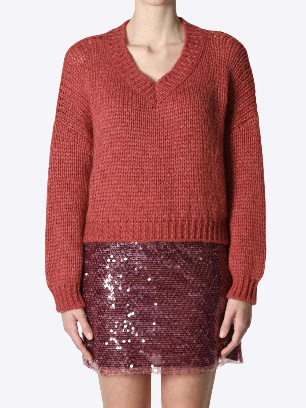 BABY ALPACA V-NECK SWEATER