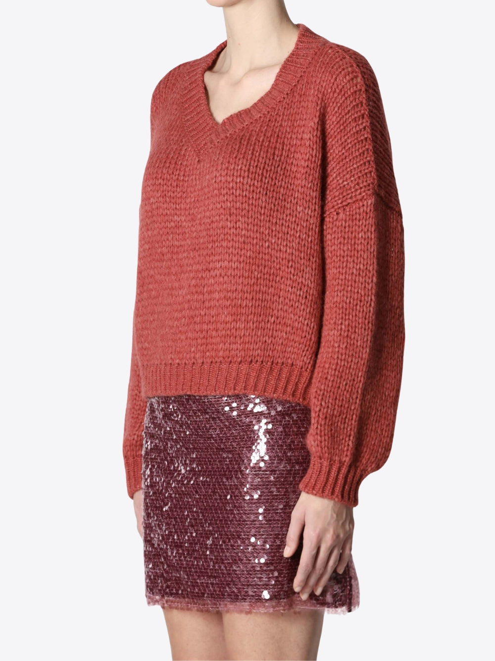 BABY ALPACA V-NECK SWEATER