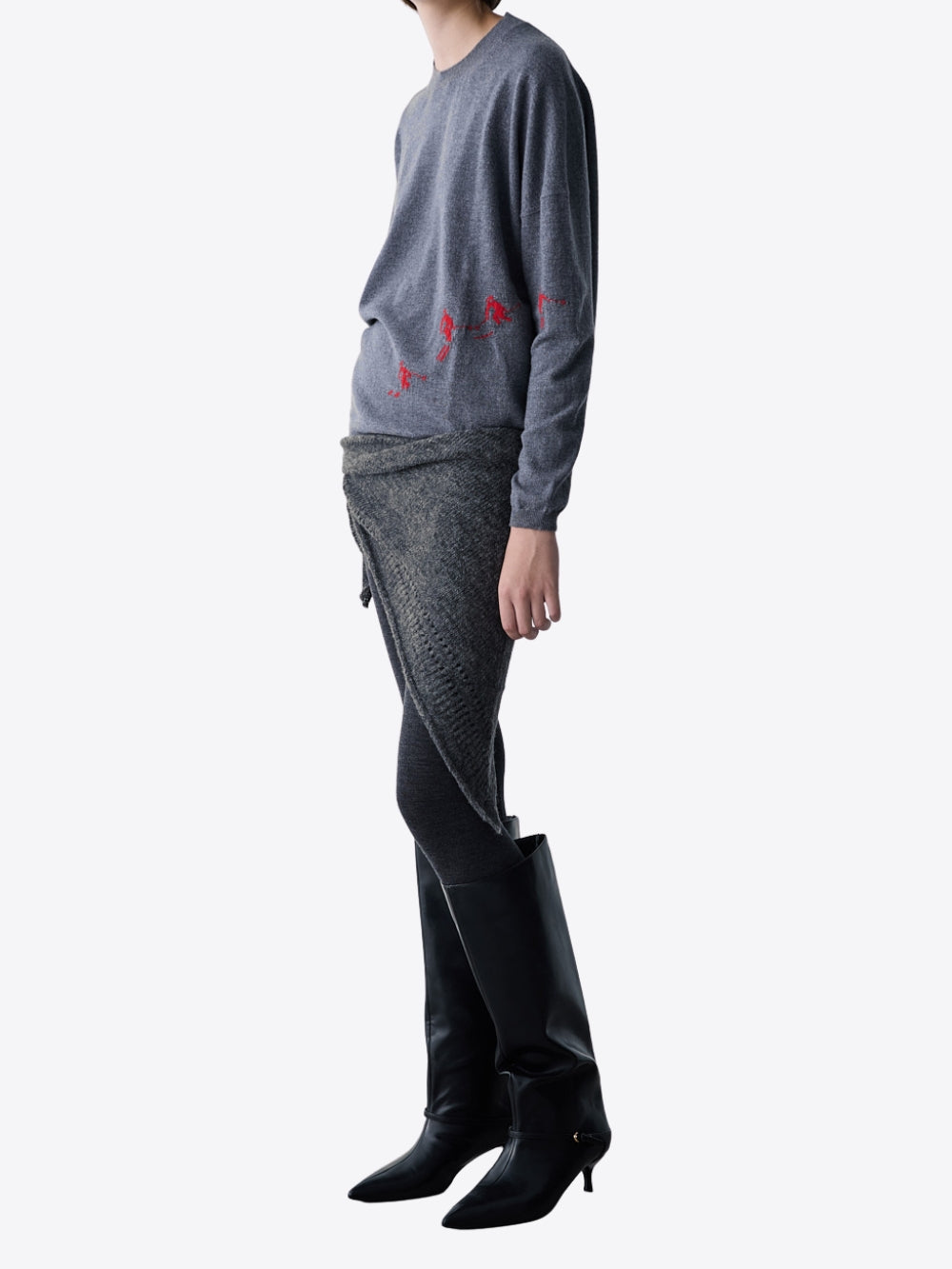 JERSEY OVERSIZE CON MOTIVO EN INTARSIA
