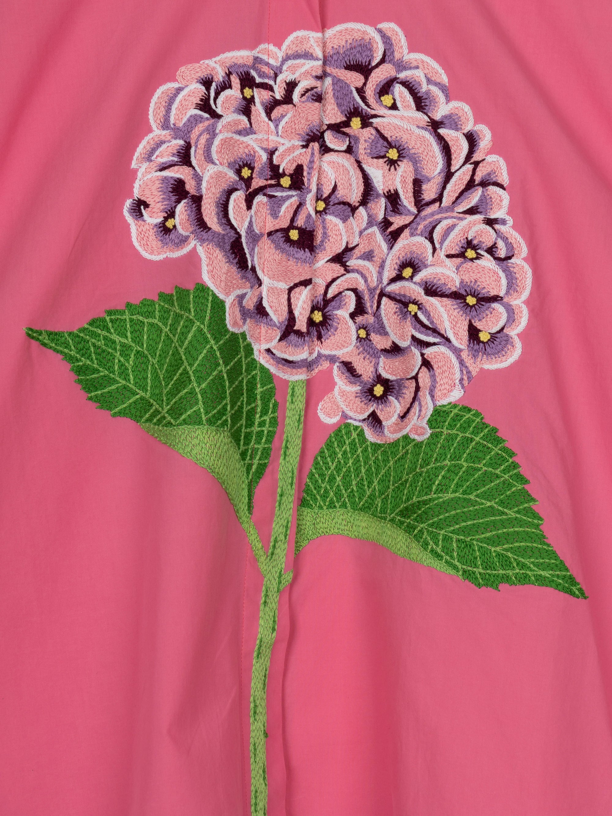 THE GRETA SHIRT - HYDRANGEA