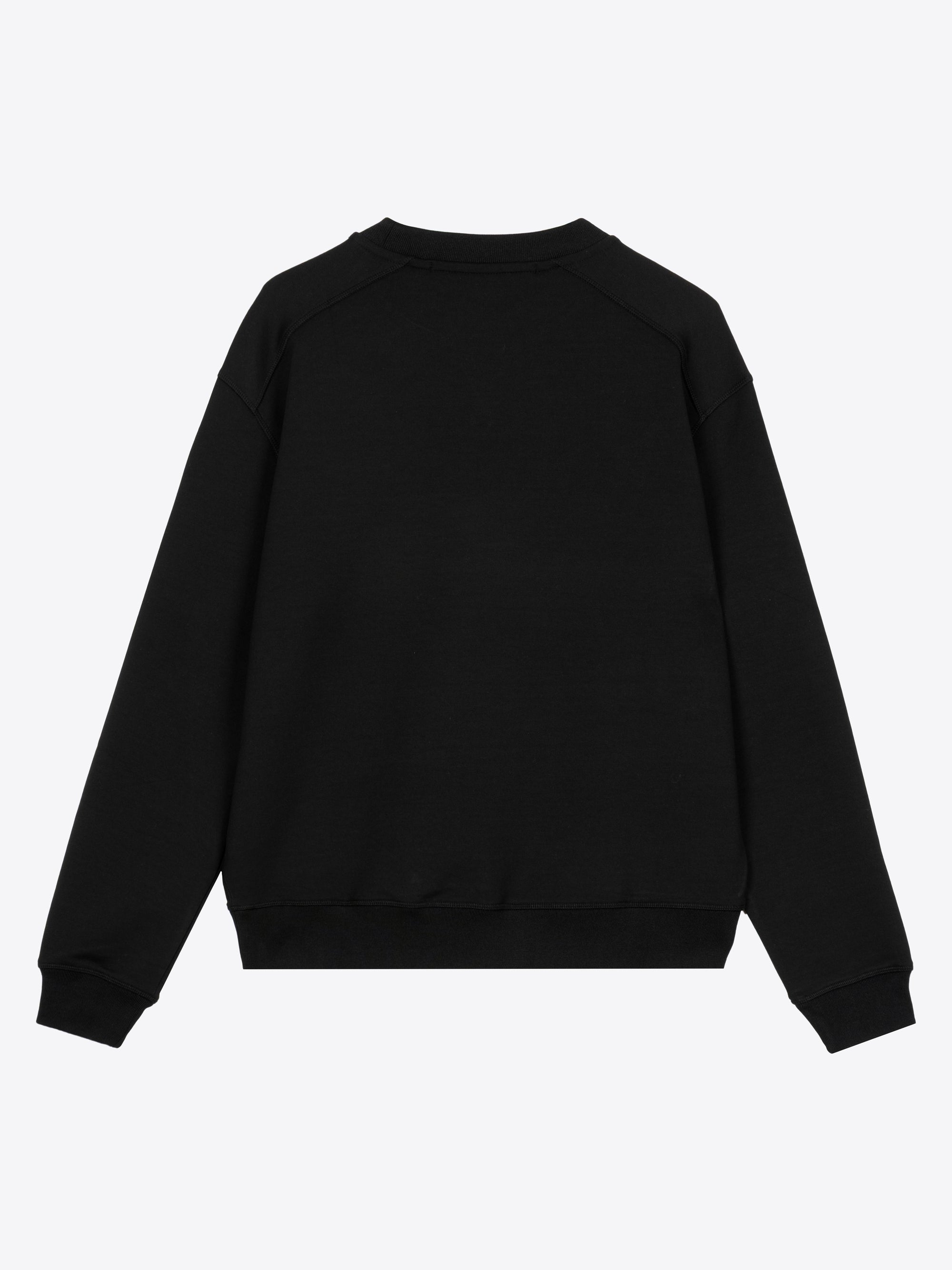 SUDADERA CREWNECK CON LOGOTIPO METÁLICO