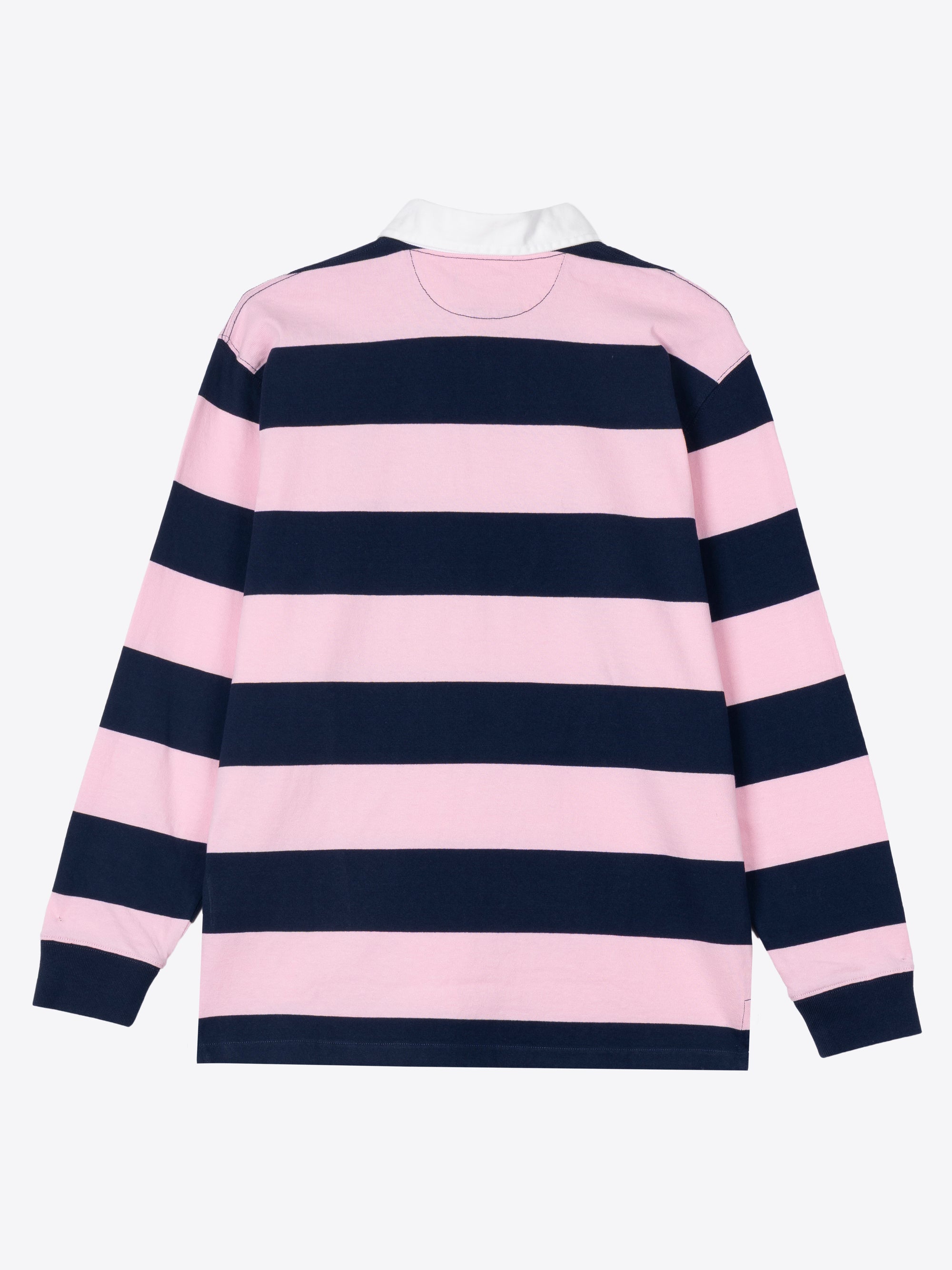 POLO MANGA LARGA RUBGY DE RAYAS