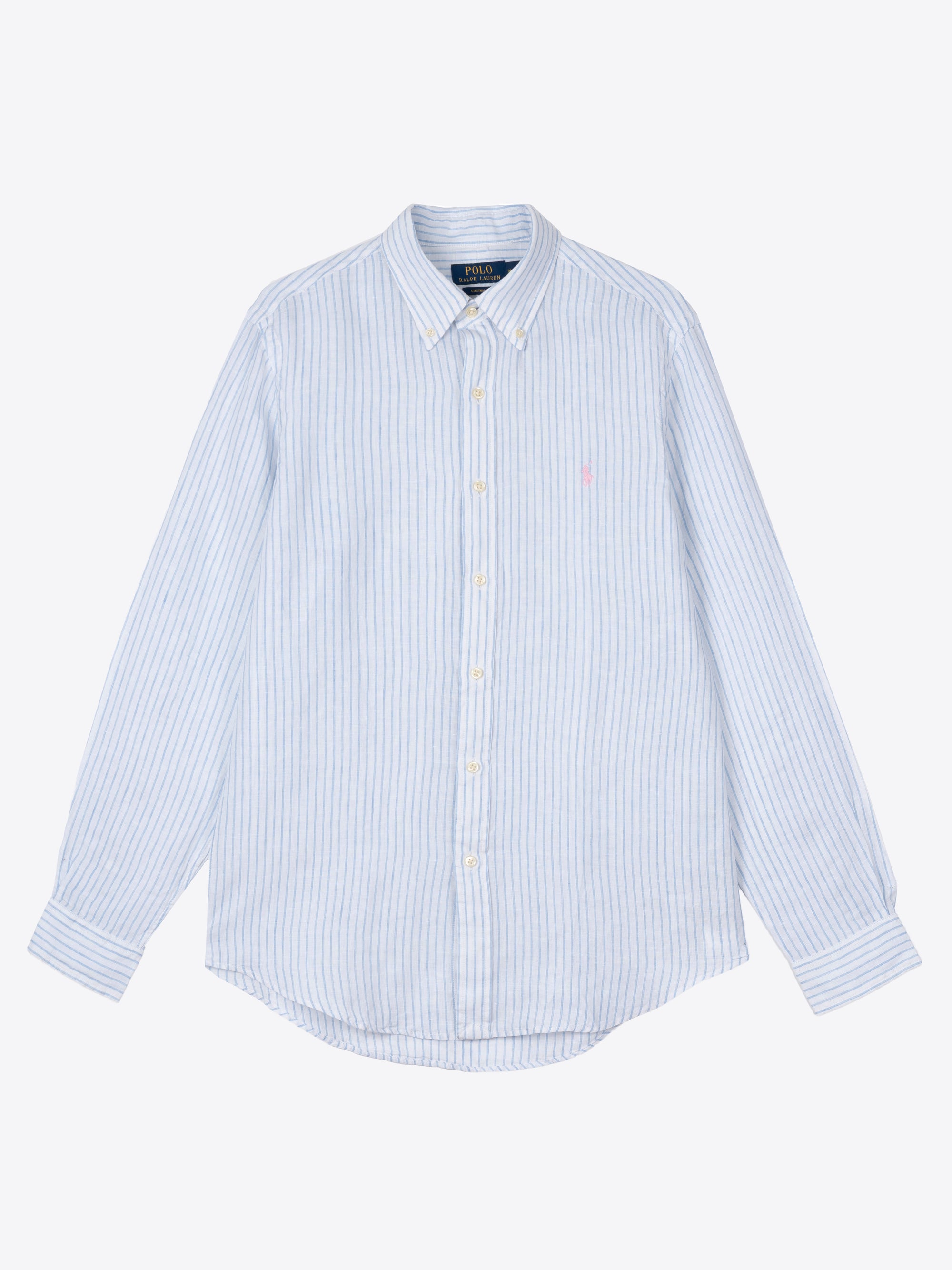 CAMISA DE LINO A RAYAS