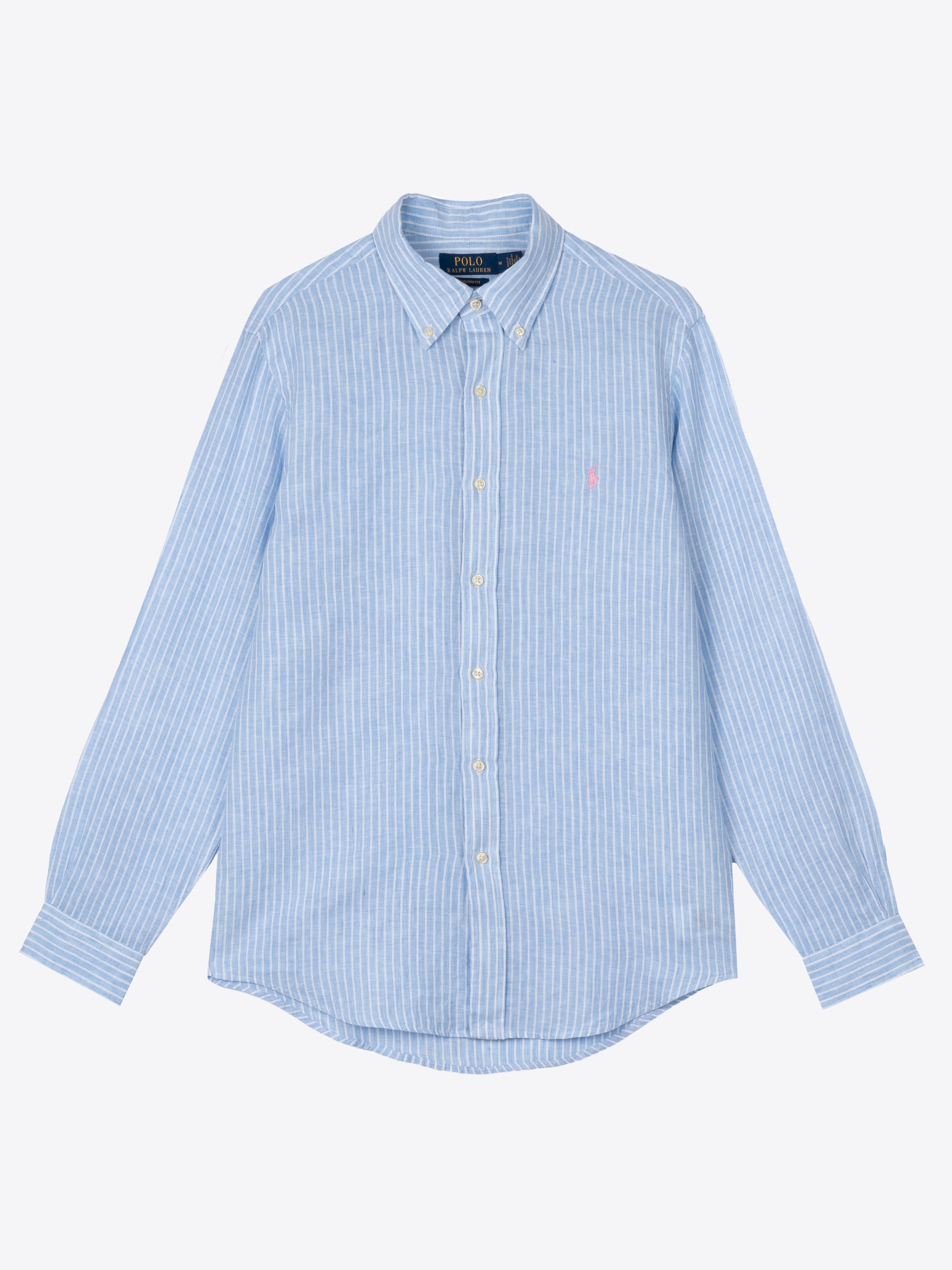 CAMISA DE LINO A RAYAS