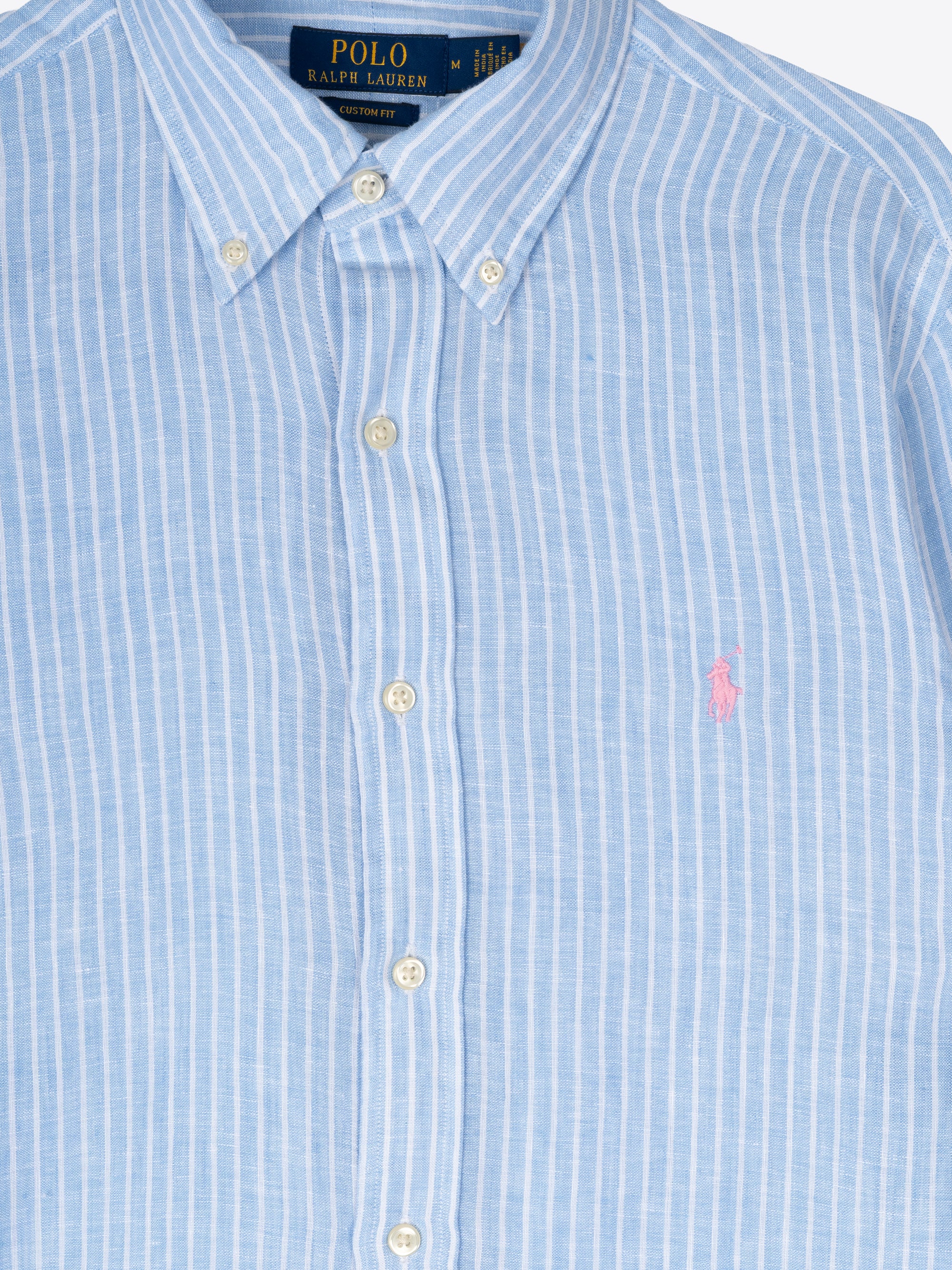 CAMISA DE LINO A RAYAS