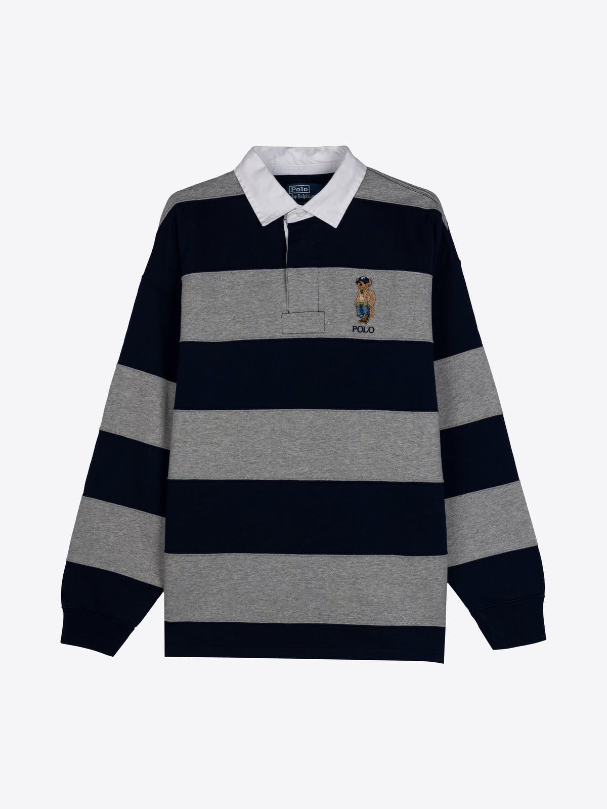 SUDADERA DE RUGBY BIG FIT CON POLO BEAR
