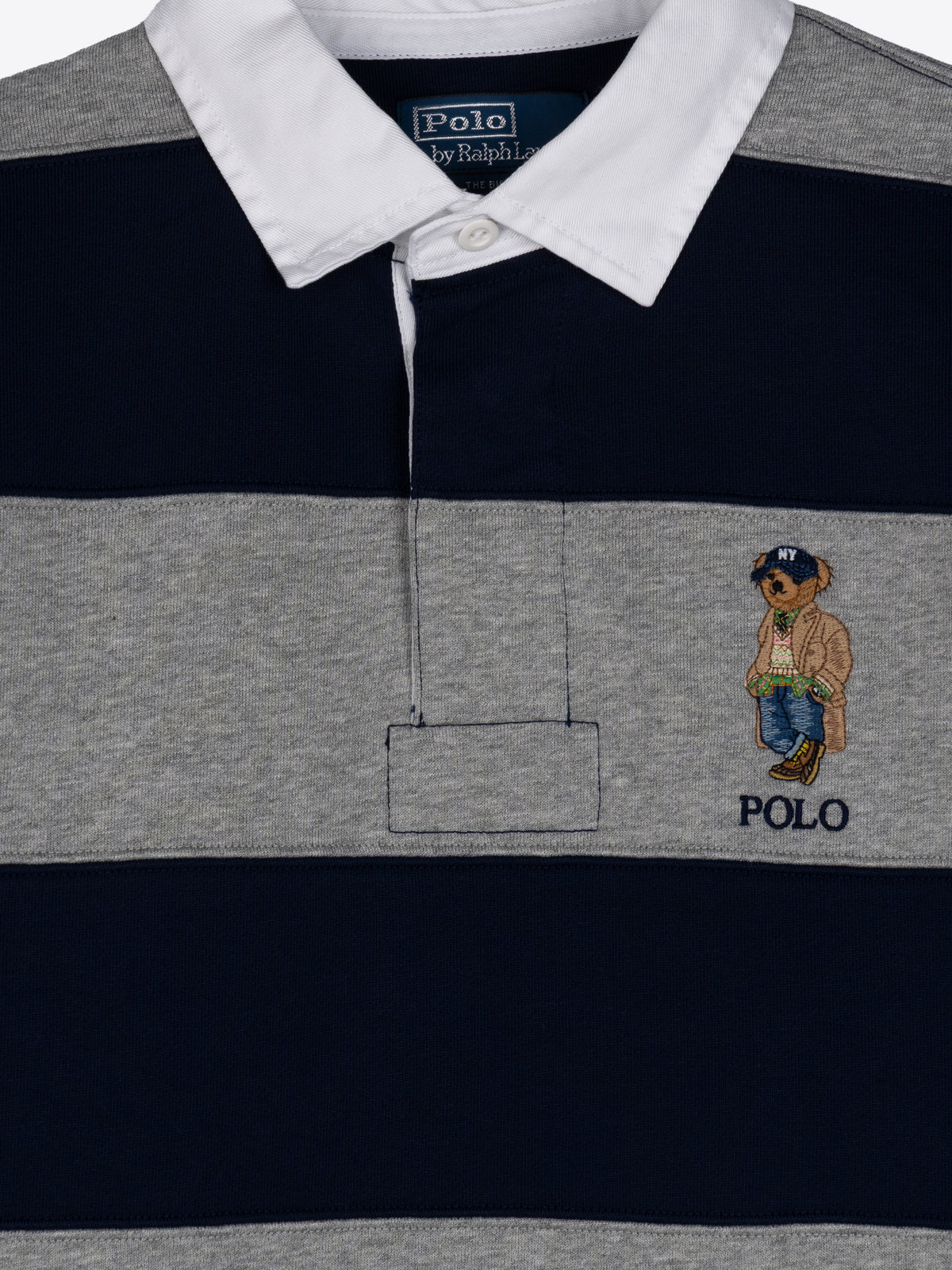 SUDADERA DE RUGBY BIG FIT CON POLO BEAR