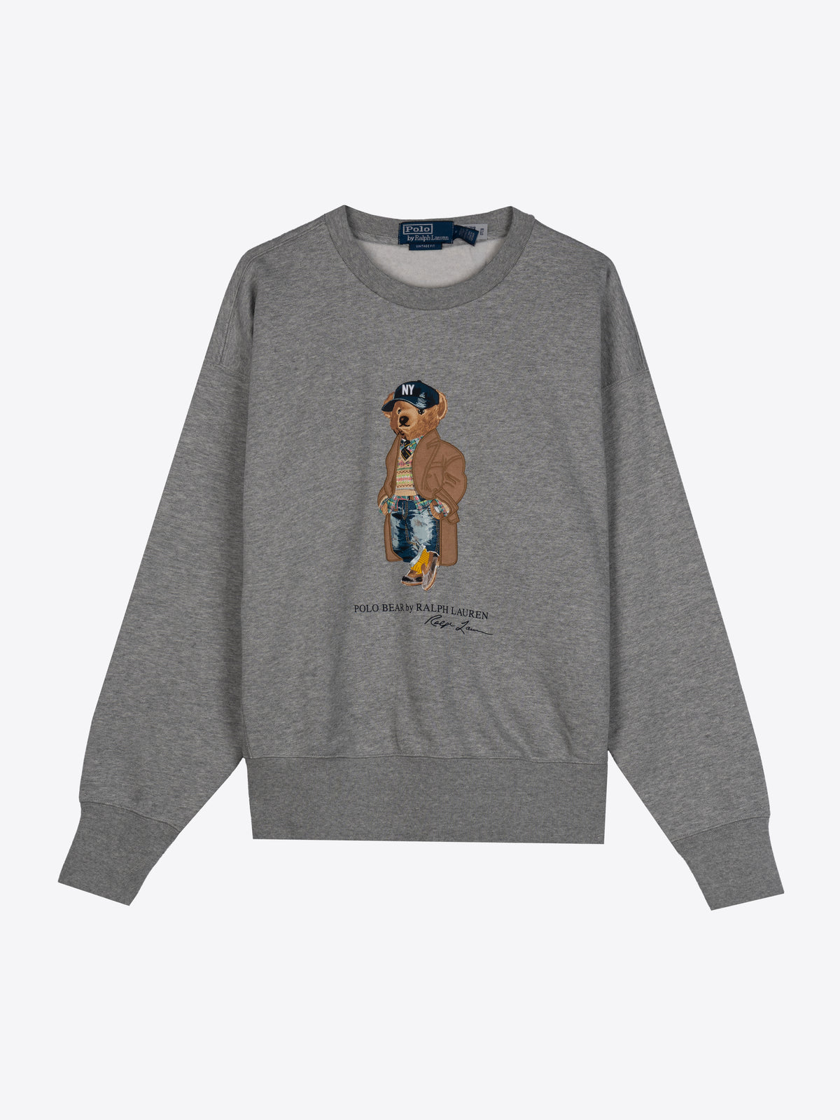 SUDADERA VINTAGE FIT CON POLO BEAR