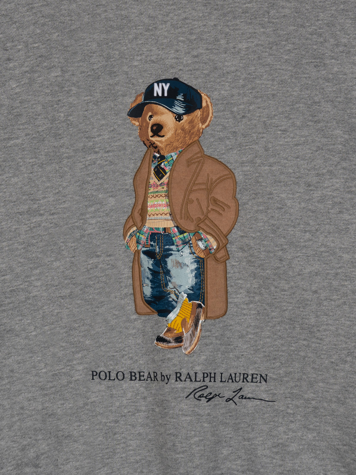 SUDADERA VINTAGE FIT CON POLO BEAR