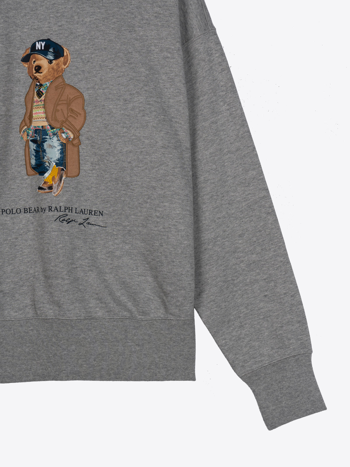 SUDADERA VINTAGE FIT CON POLO BEAR