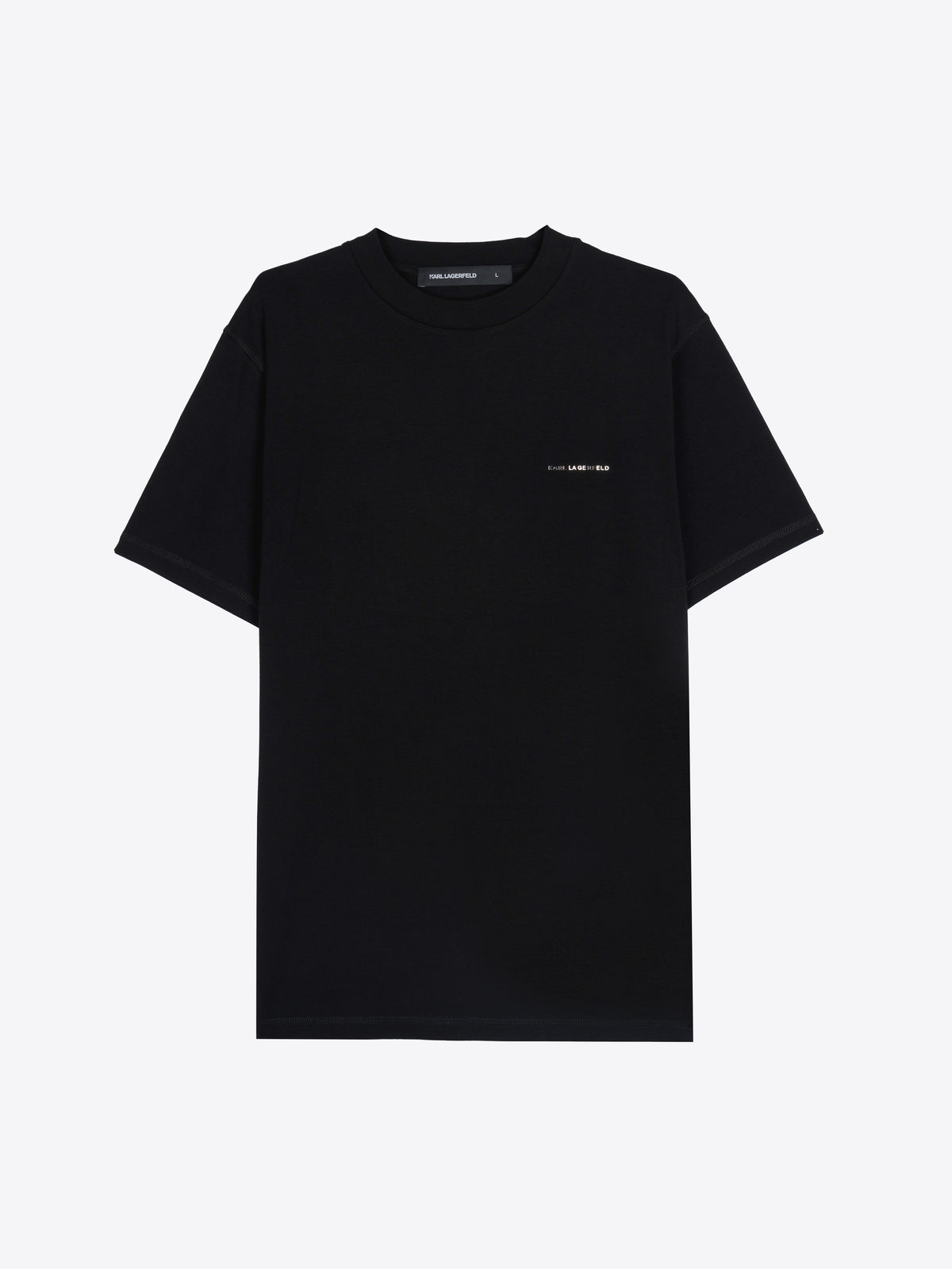 CAMISETA CON LOGOTIPO METÁLICO