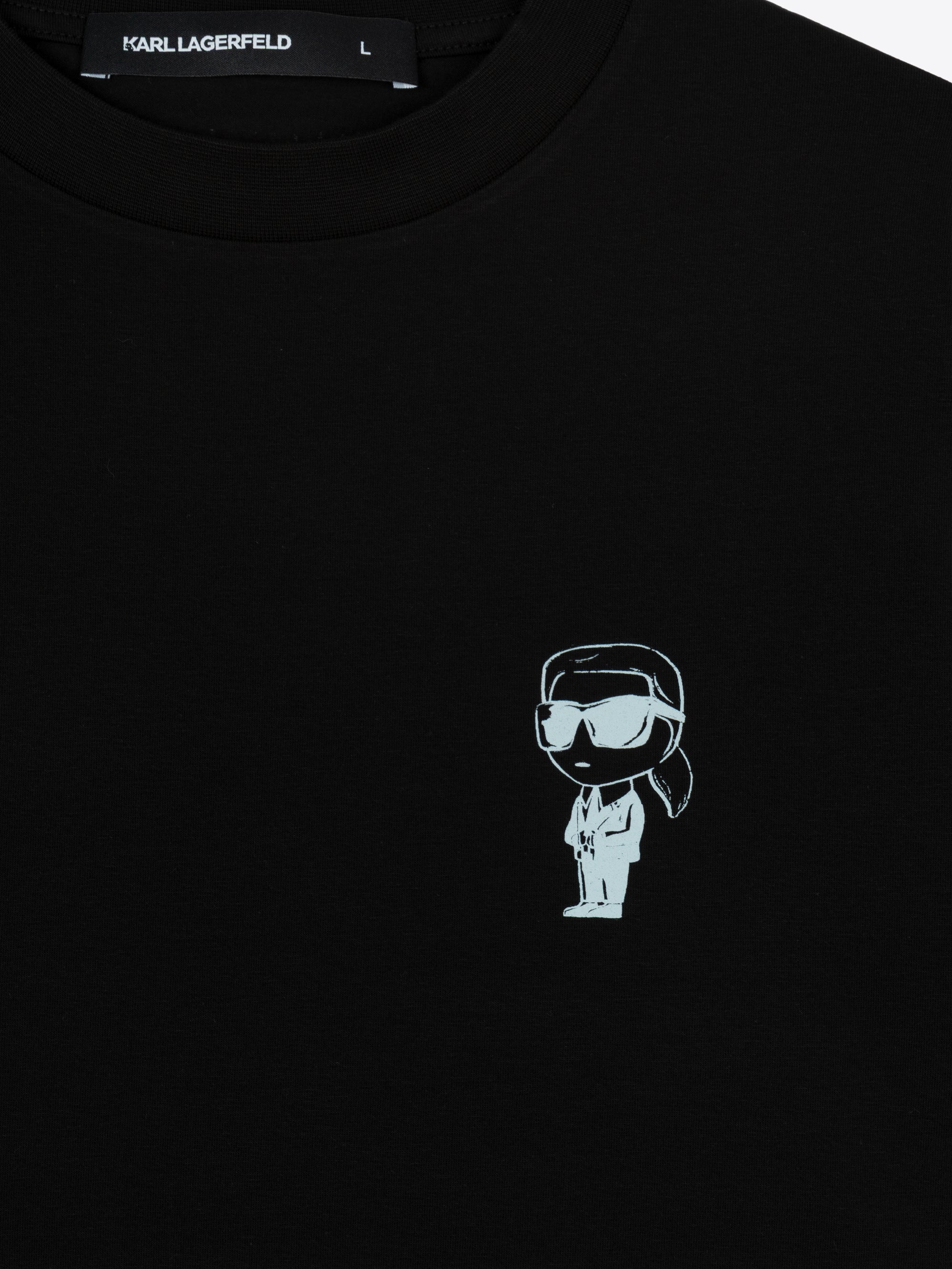 CAMISETA CON LOGO IKONIK KARL ESTAMPADO