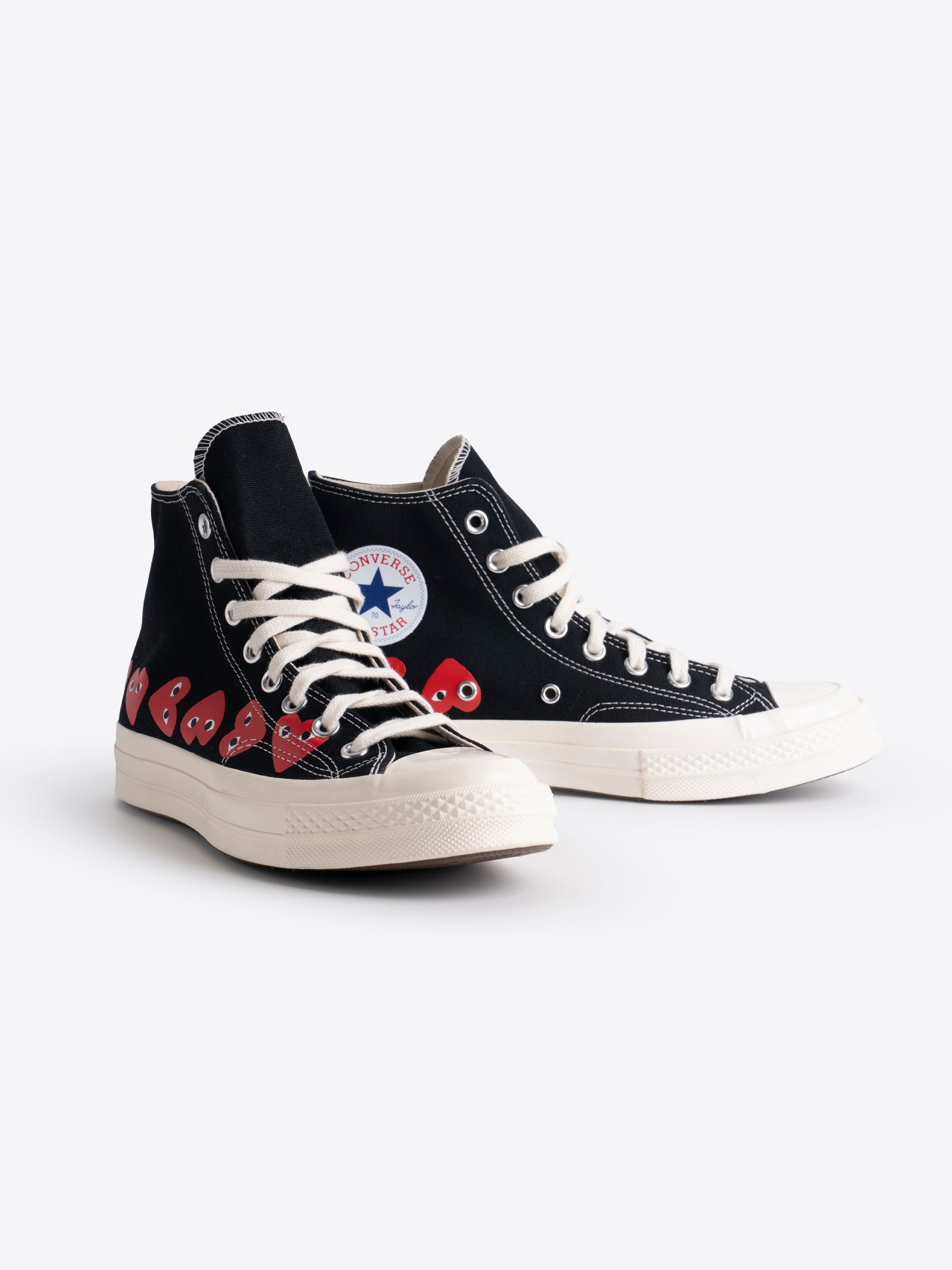 CONVERSE X CDG PLAY MULTI HEART CHUCK 70