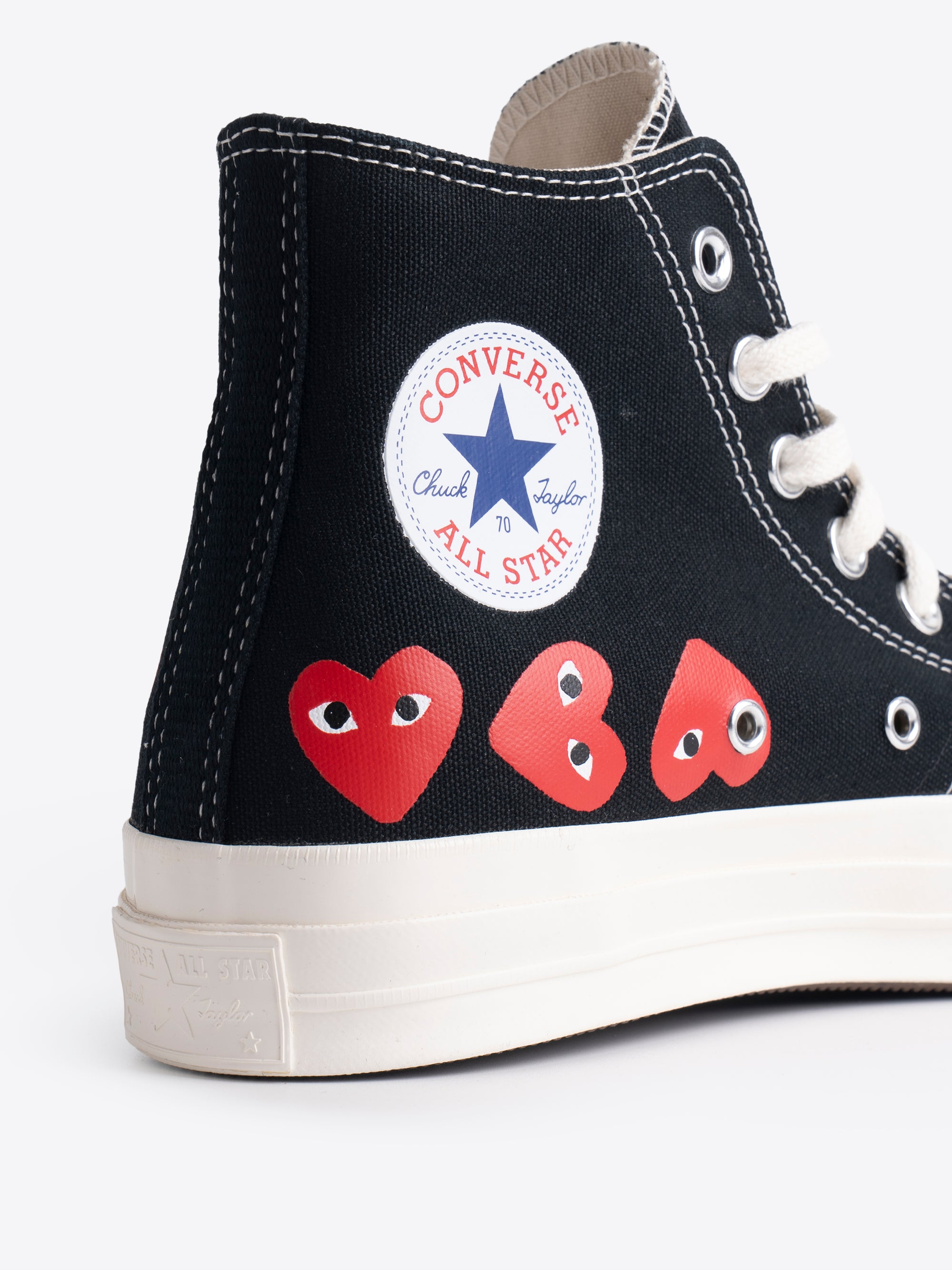 CONVERSE X CDG PLAY MULTI HEART CHUCK 70