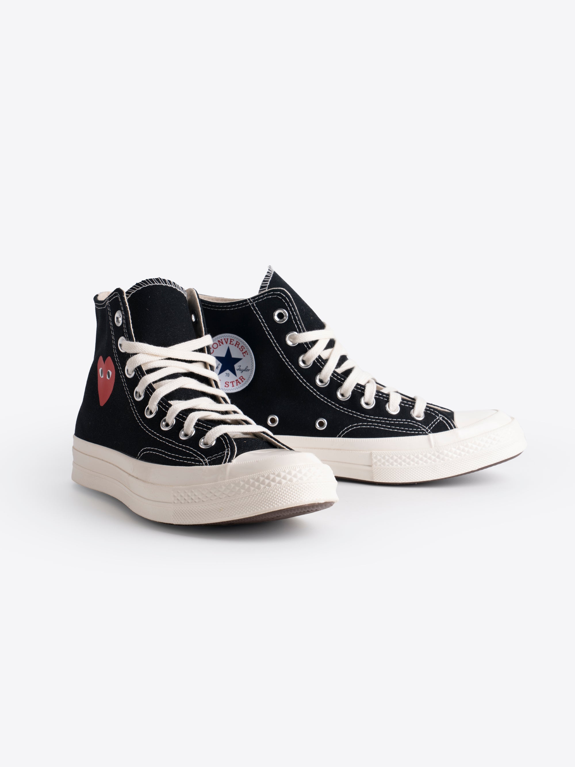 CONVERSE X CDG PLAY SINGLE HEART CHUCK 70