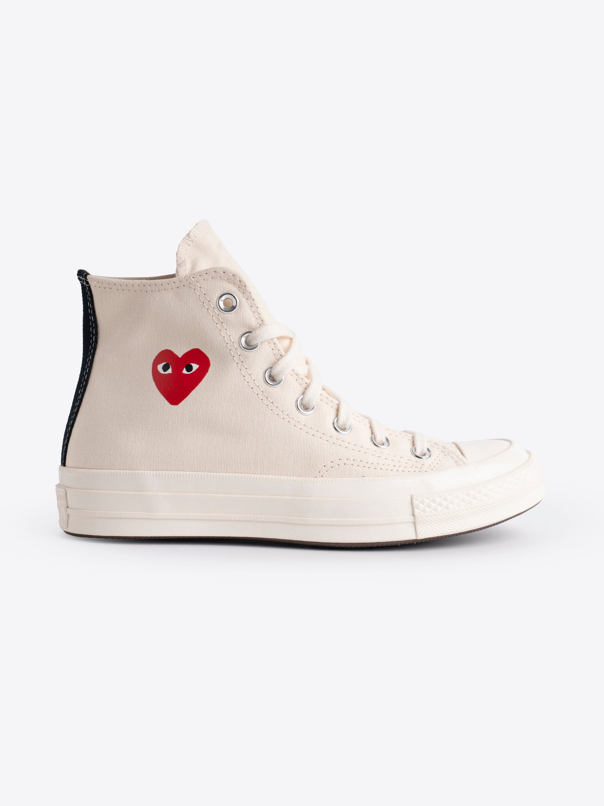 CONVERSE X CDG PLAY SINGLE HEART CHUCK 70