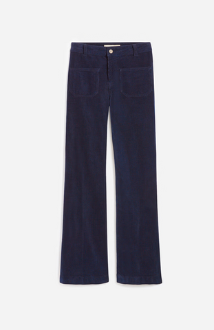 PANTALÓN FLARE PANA NAVY