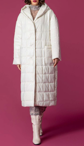 ABRIGO PUFFER BLANCO