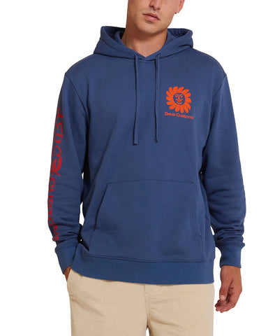 SUDADERA CAPUCHA HELIOS AZUL