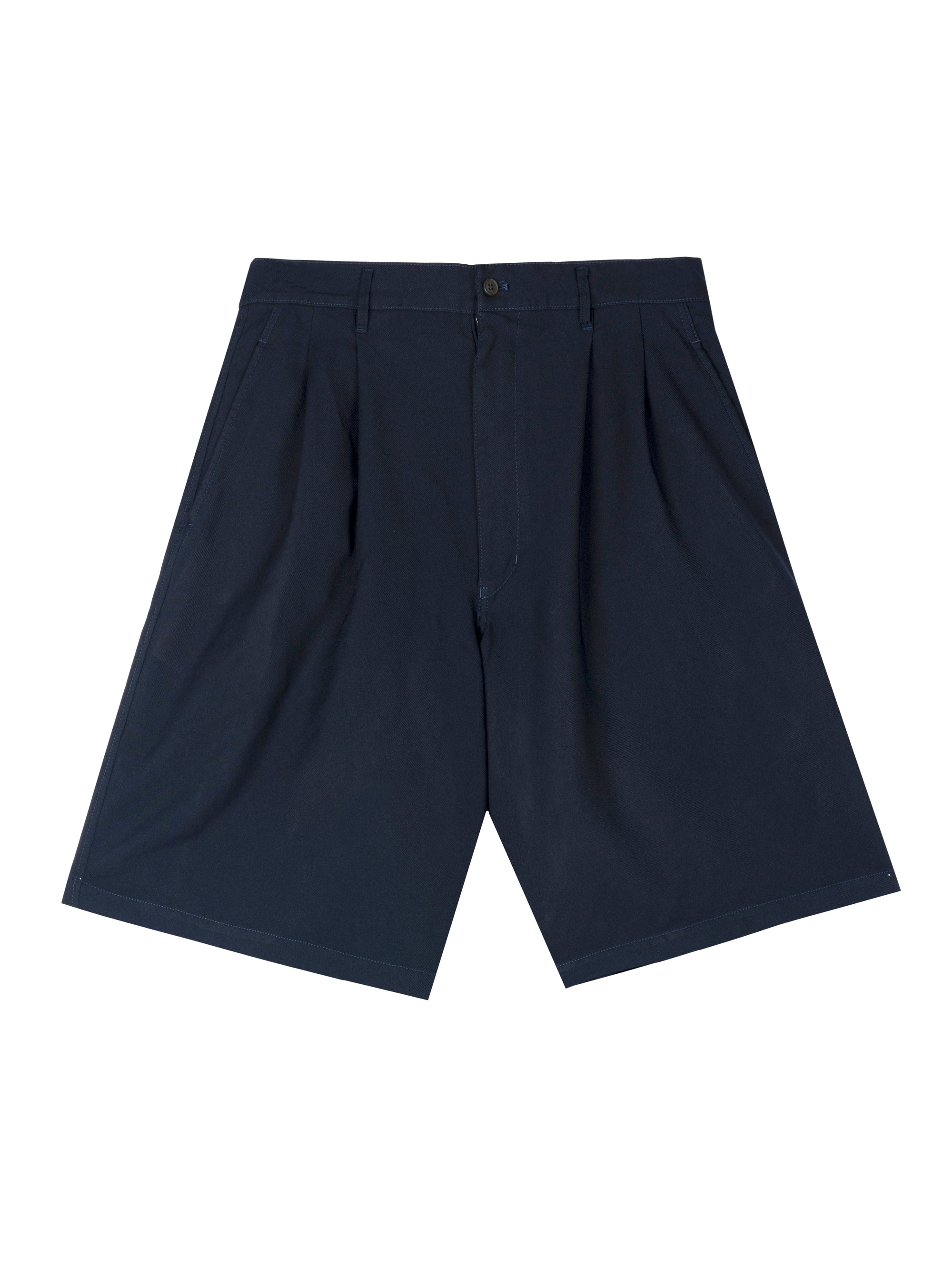 PLEATED WIDE LEG SHORTS