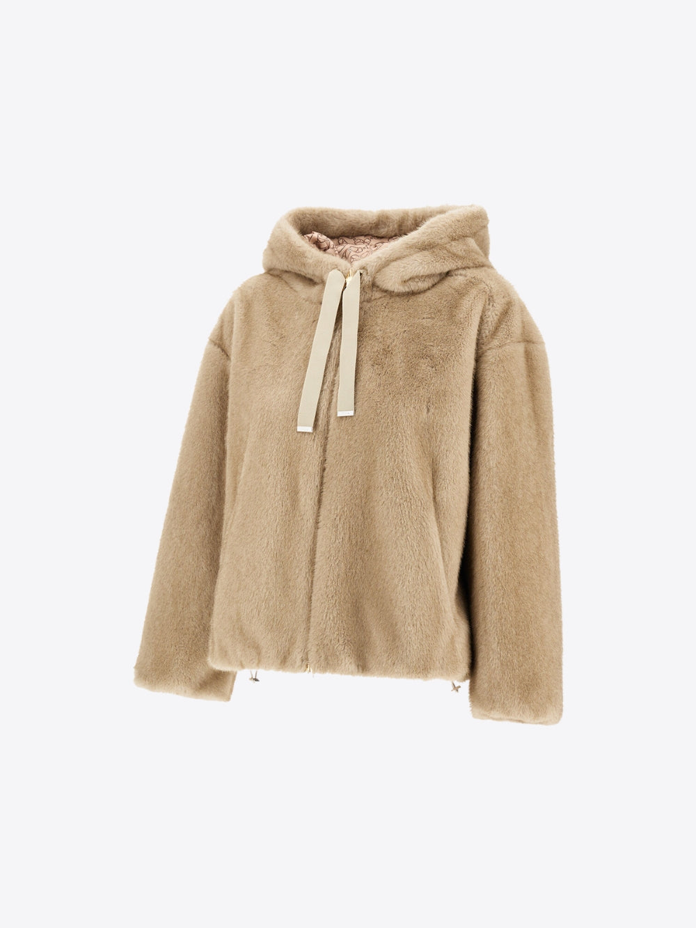 BOMBER JACKET ALTERNATIVE MINK FUR