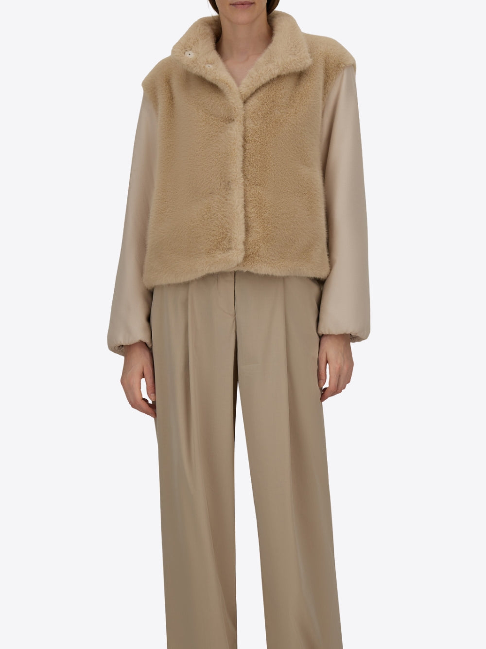 RESORT JACKET IN FAUX FUR