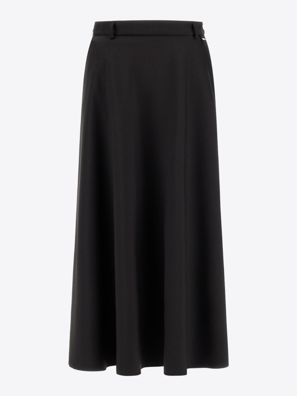 FLARED SKIRT WITH WAIST BUTTON