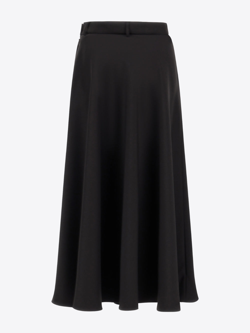 FLARED SKIRT WITH WAIST BUTTON