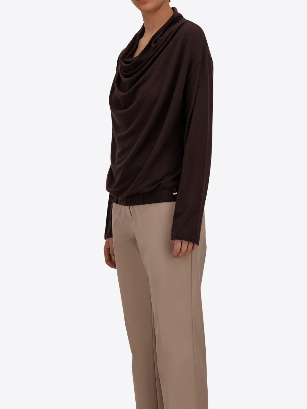 COWL NECK BLOUSE