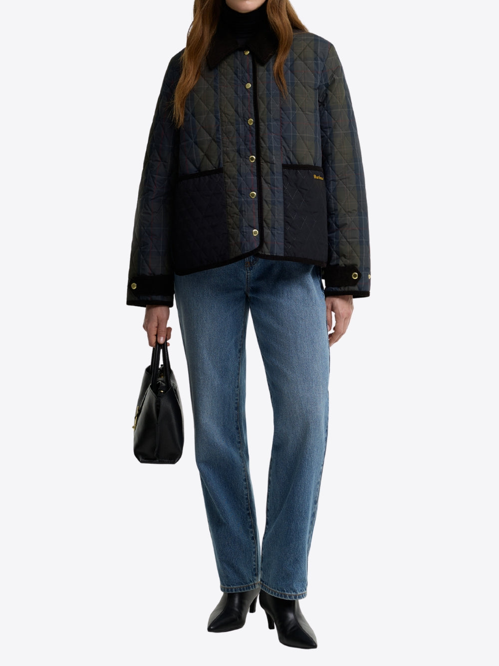 AINSDALE CHECKED QUILTED JACKET