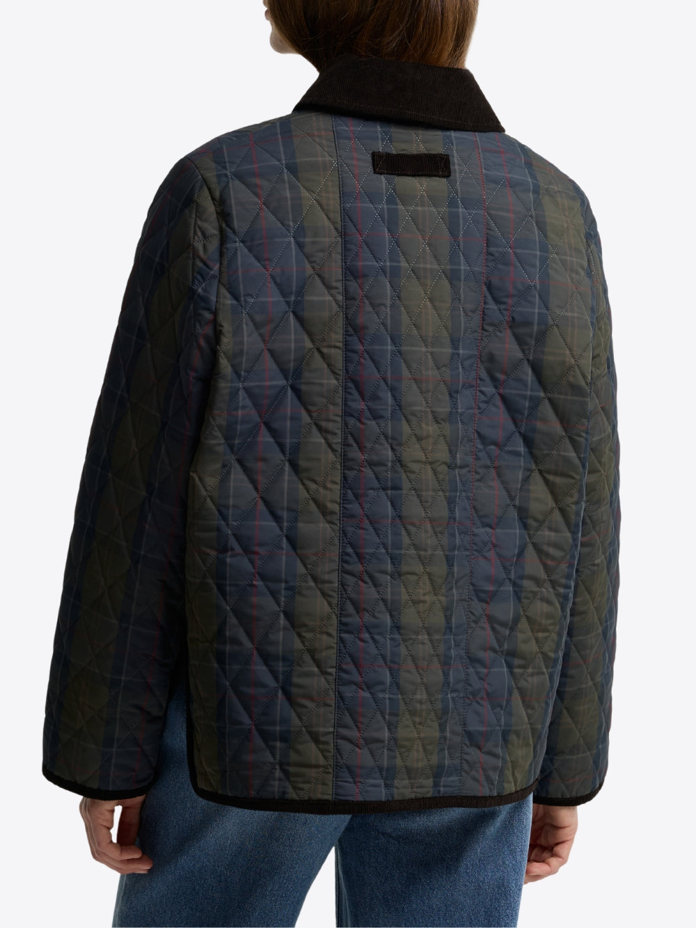 AINSDALE CHECKED QUILTED JACKET
