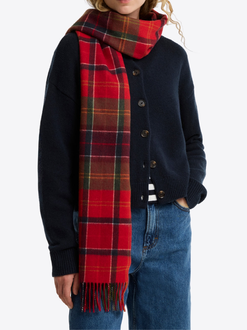 SERENA TARTAN LAMBSWOOL SCARF