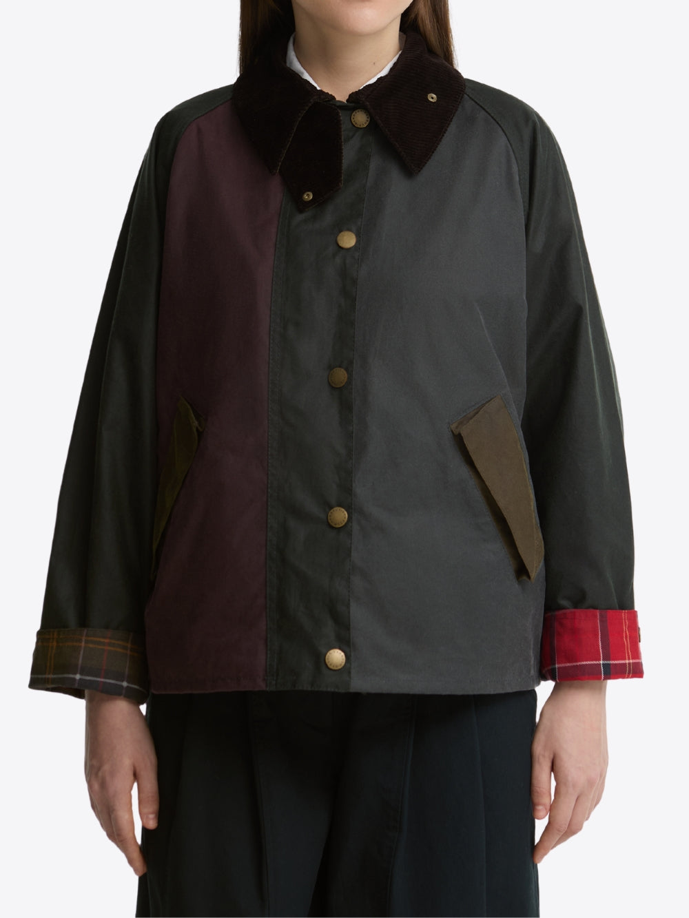 PATCHWORK TRANSPORT WAXED JACKET