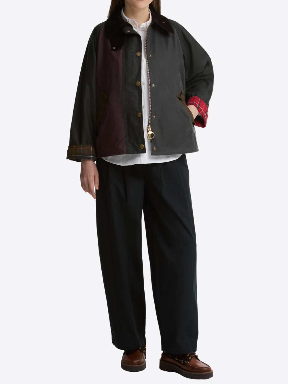 PATCHWORK TRANSPORT WAXED JACKET
