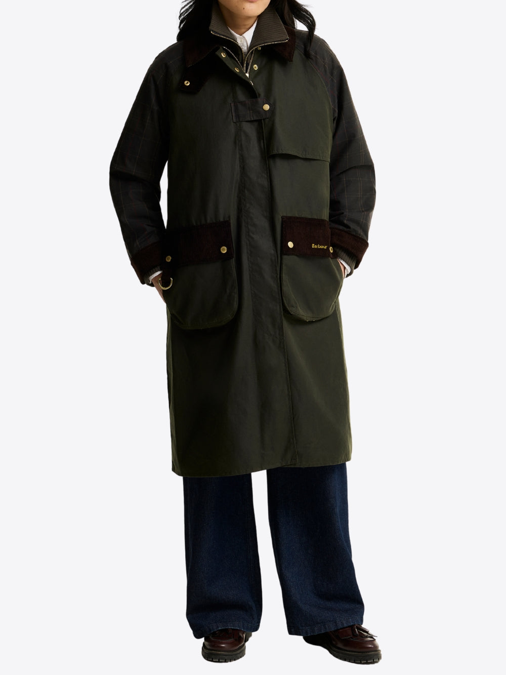 CHECKED KIRKLEES WAX JACKET