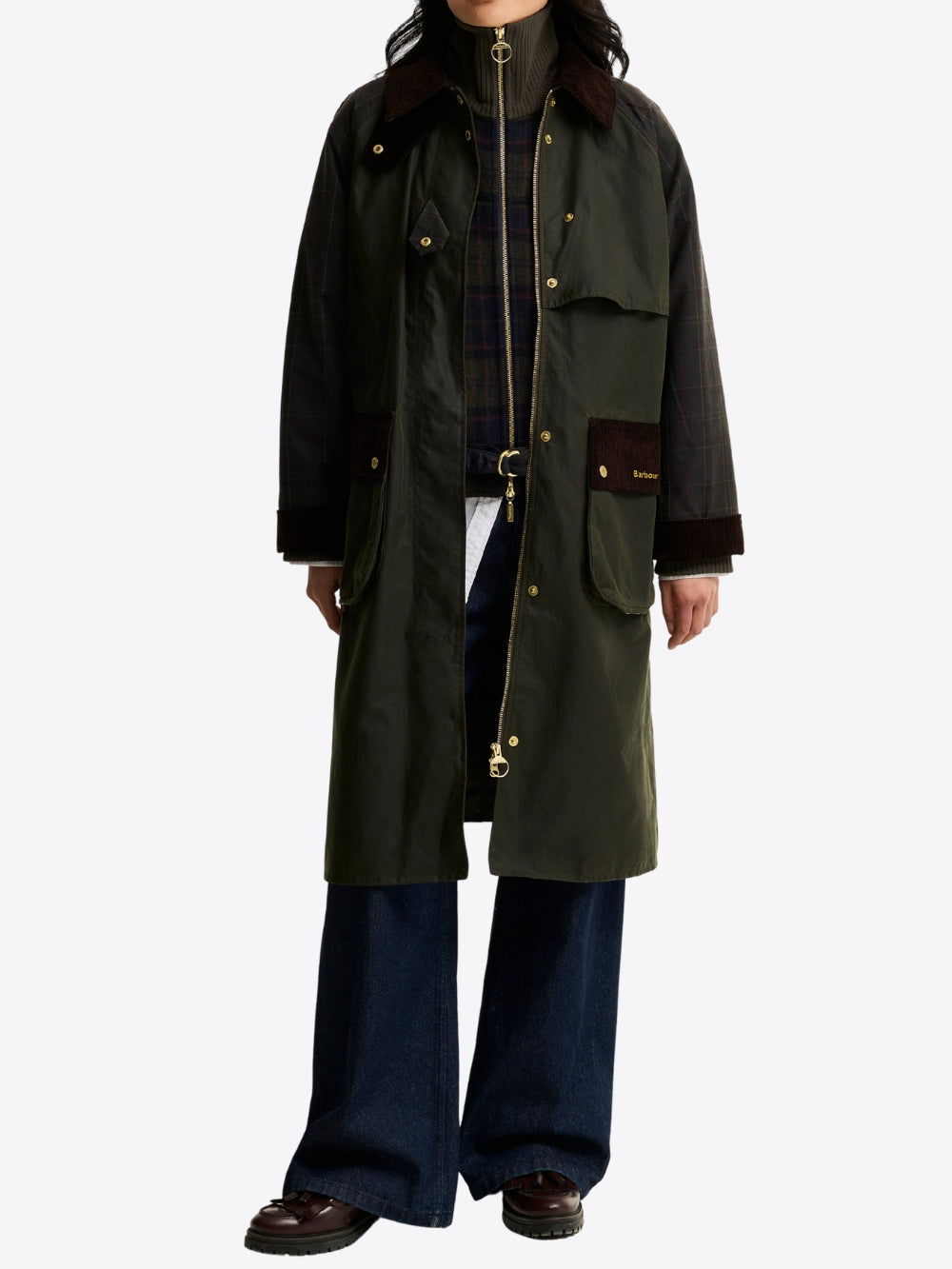 CHECKED KIRKLEES WAX JACKET