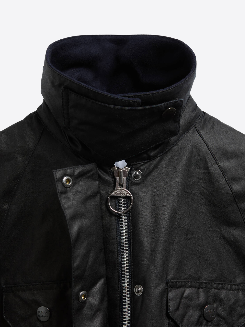 BARBOUR X A.P.C. SPEY WAXED JACKET