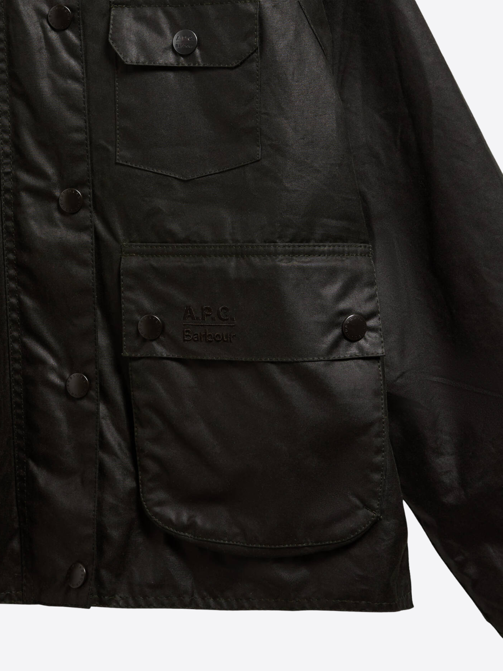 BARBOUR X A.P.C. SPEY WAXED JACKET