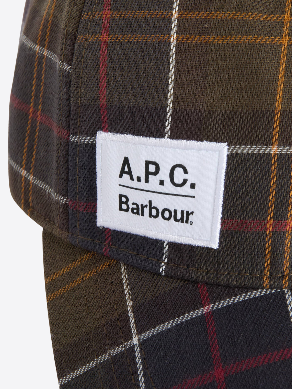 BARBOUR X A.P.C. TARTAN CAP