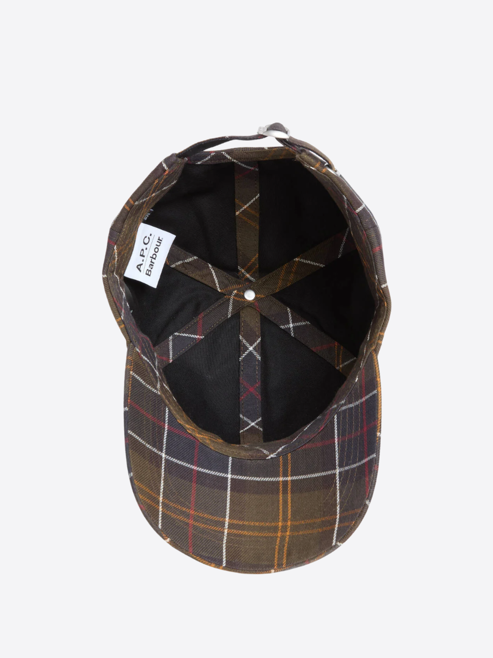 BARBOUR X A.P.C. TARTAN CAP