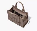 THE LEATHER TOTE BAG MEDIUM CEMENTO