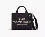 BOLSO THE MEDIUM JACQUARD TOTE BAG NEGRO