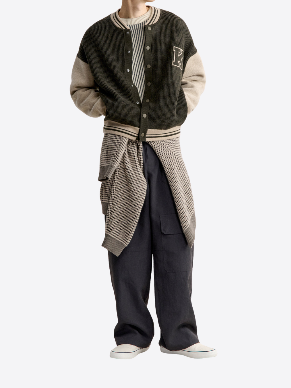 COLLEGE KNITTED CARDIGAN
