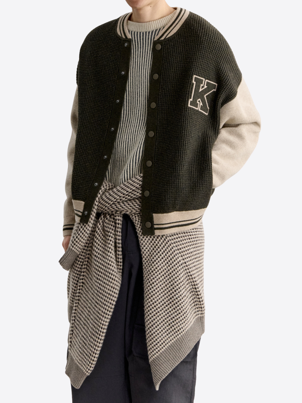 COLLEGE KNITTED CARDIGAN