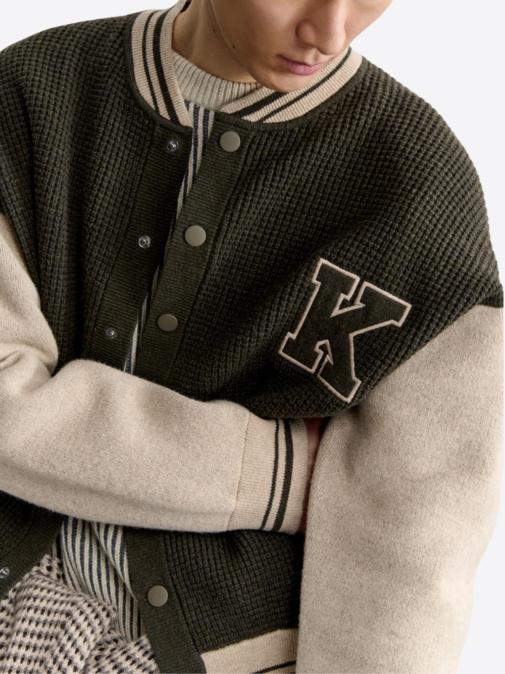 COLLEGE KNITTED CARDIGAN