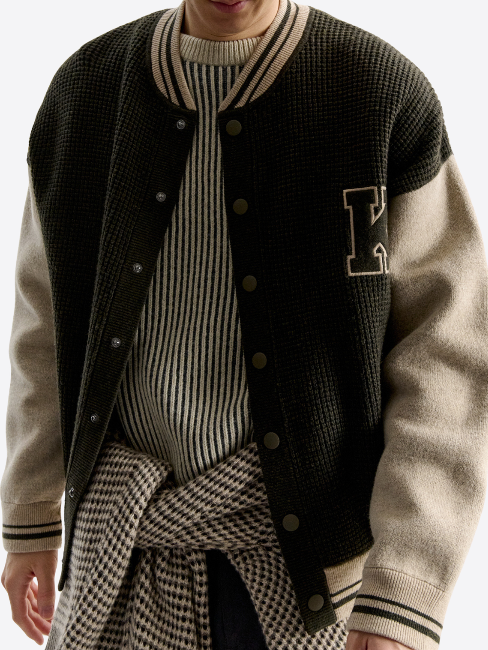 COLLEGE KNITTED CARDIGAN