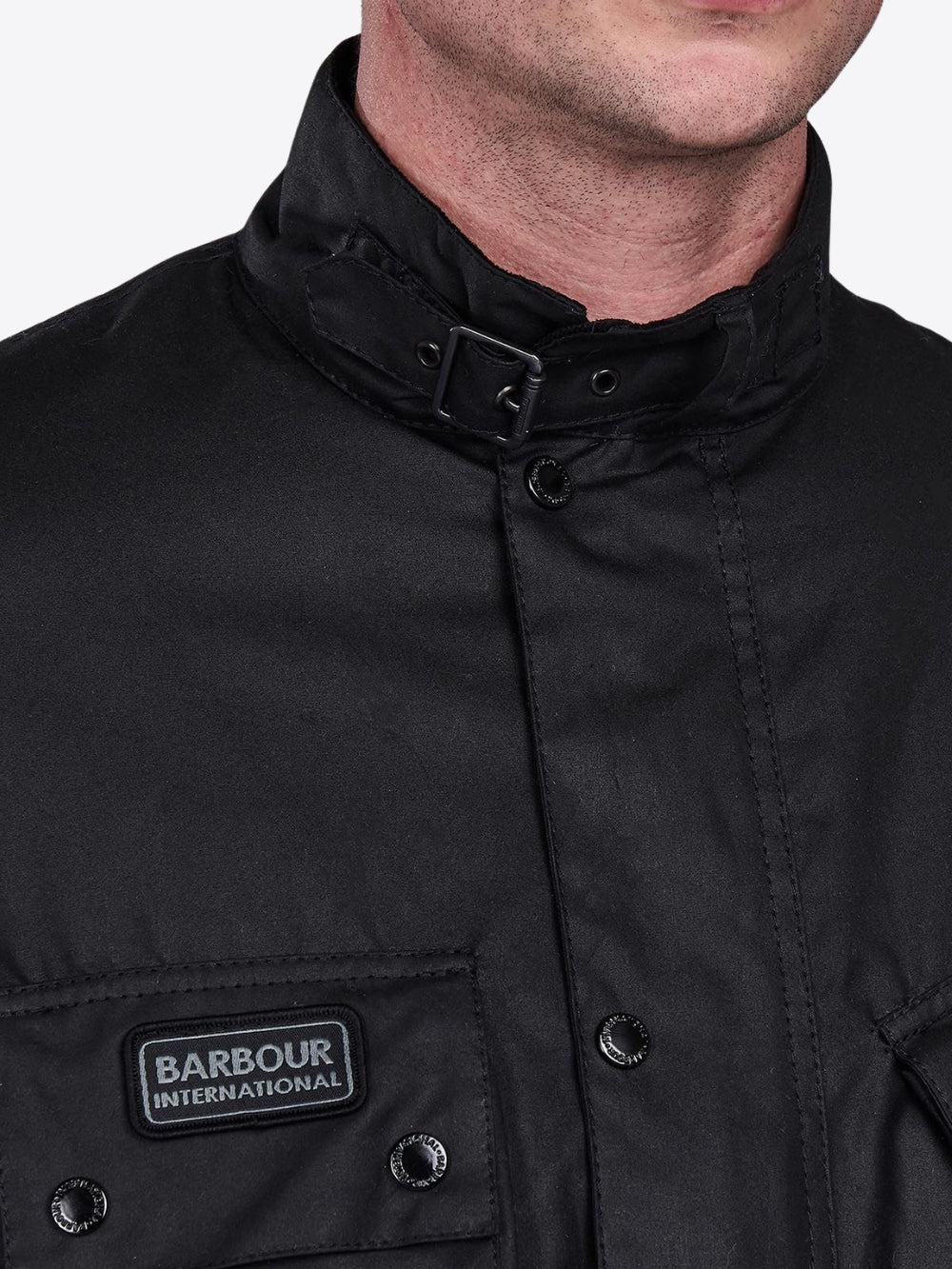 WAXED BELTED JACKET
