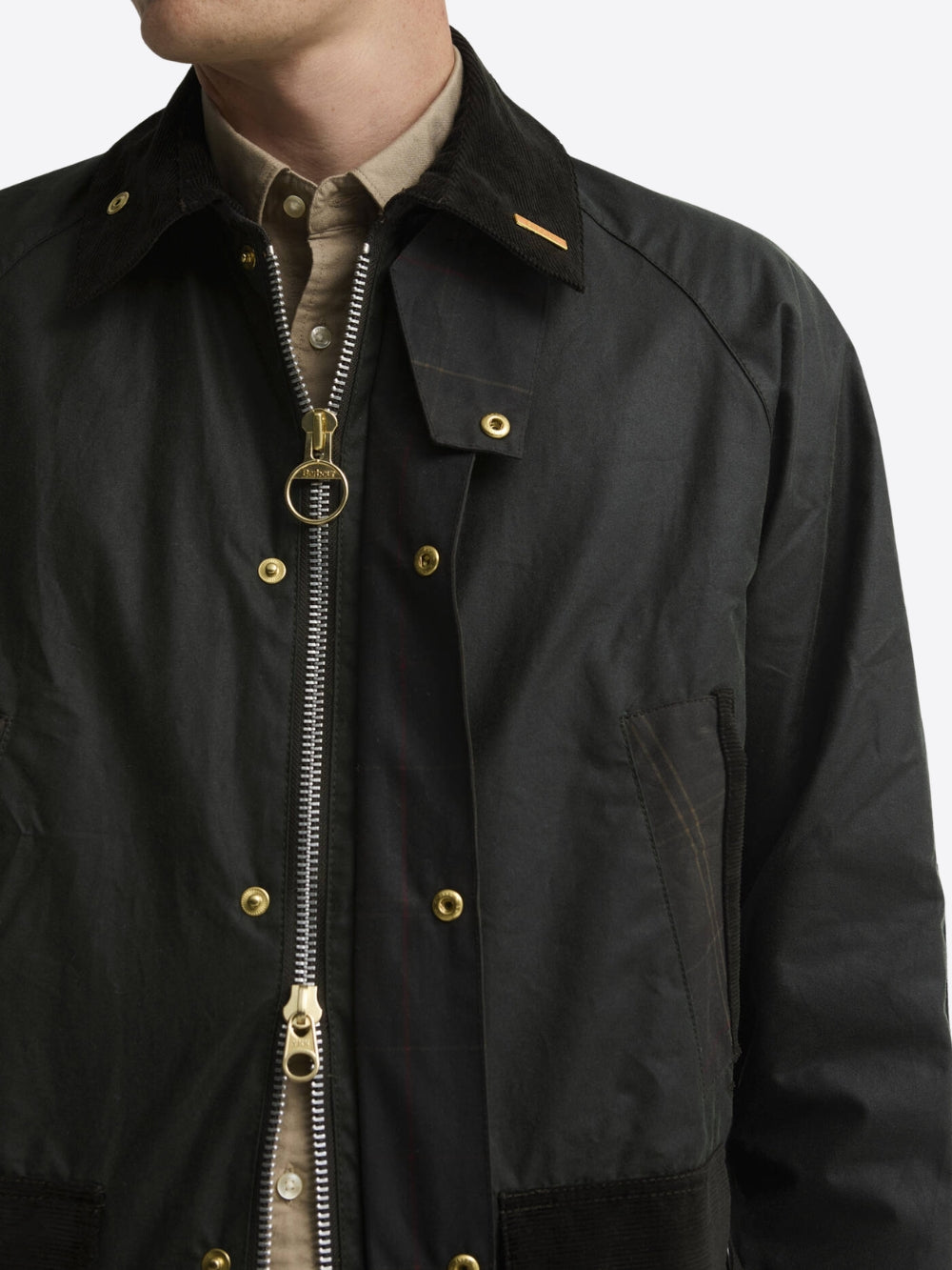ICONS PATCH BEDALE WAXED JACKET