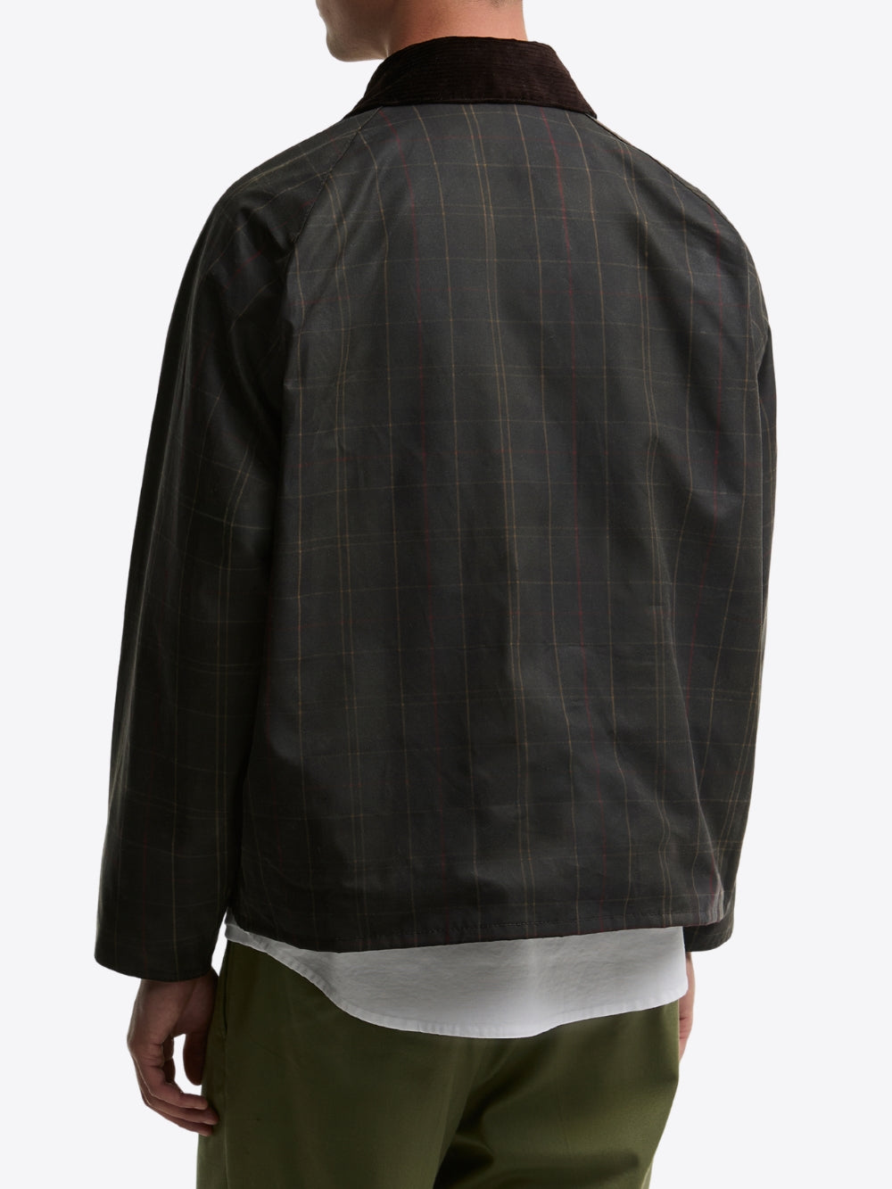 TARTAN TRANSPORT WAX JACKET